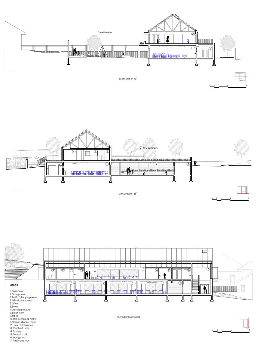 School in Lugrin on Lake Leman by Ateliers o-s architectes