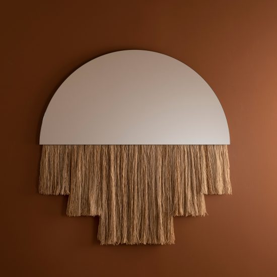 Half moon mirror by Ben and Aja Blanc