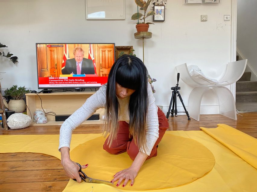 Paul Cocksedge designs social distancing picnic blanket for life after lockdown