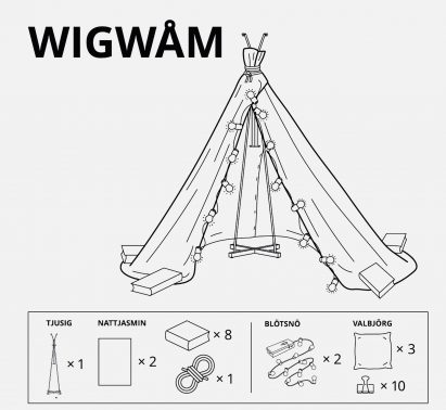 IKEA Russia designs for forts children in lockdown