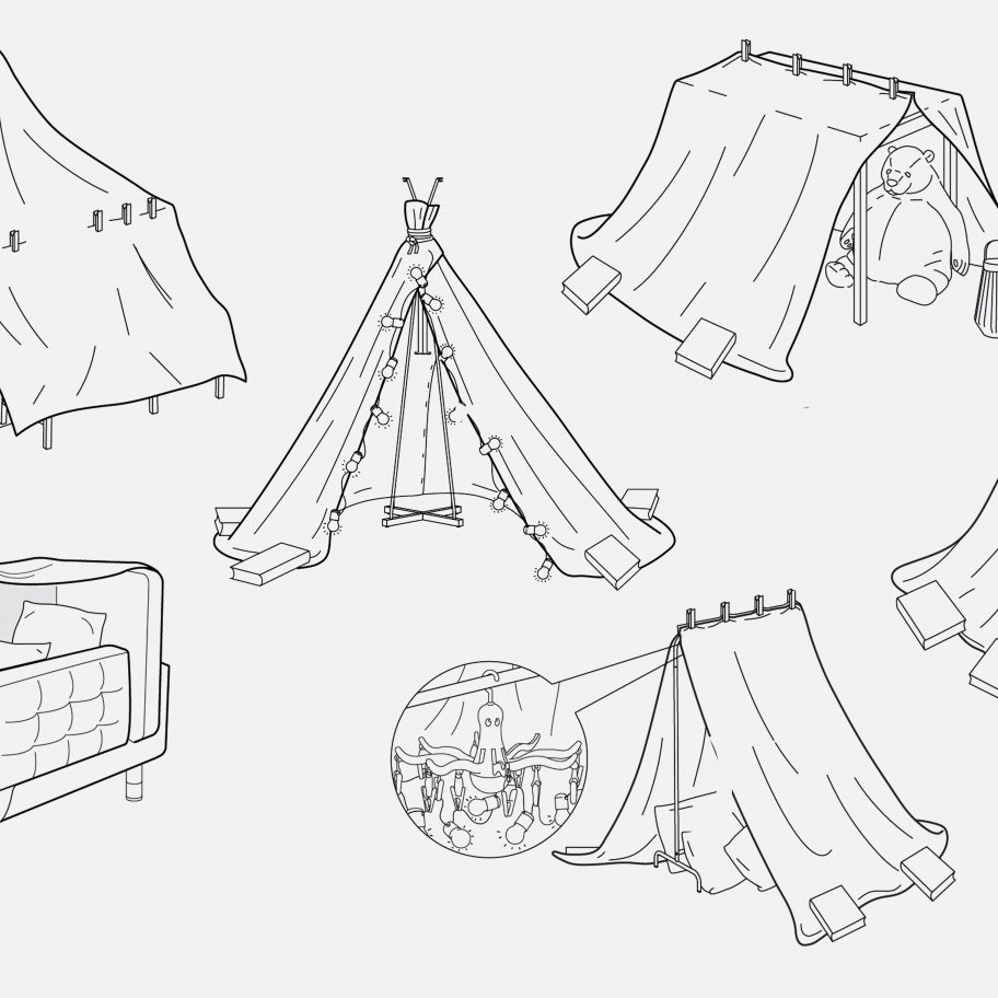 IKEA Russia designs for forts children in lockdown