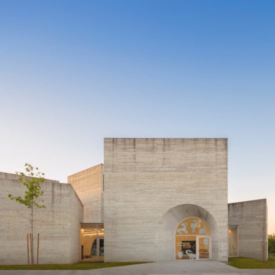 Centro de Interpretação do Românico, or Interpretation Center for the Romanesque, in Lousada, Portugal, by Spaceworkers 