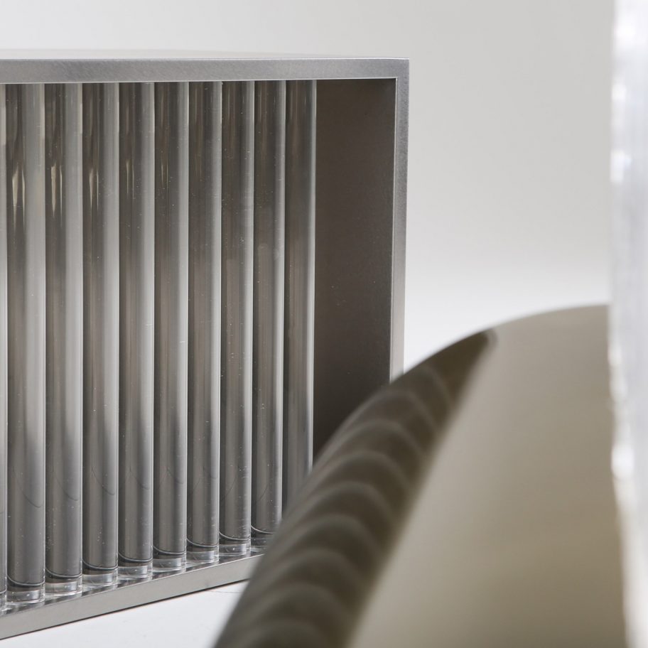 Jihye Kang creates refractive furniture from rows of acrylic rods