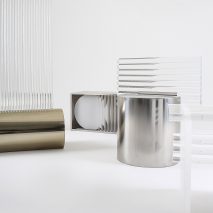 Jihye Kang creates refractive furniture from rows of acrylic rods