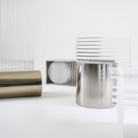 Jihye Kang creates refractive furniture from rows of acrylic rods