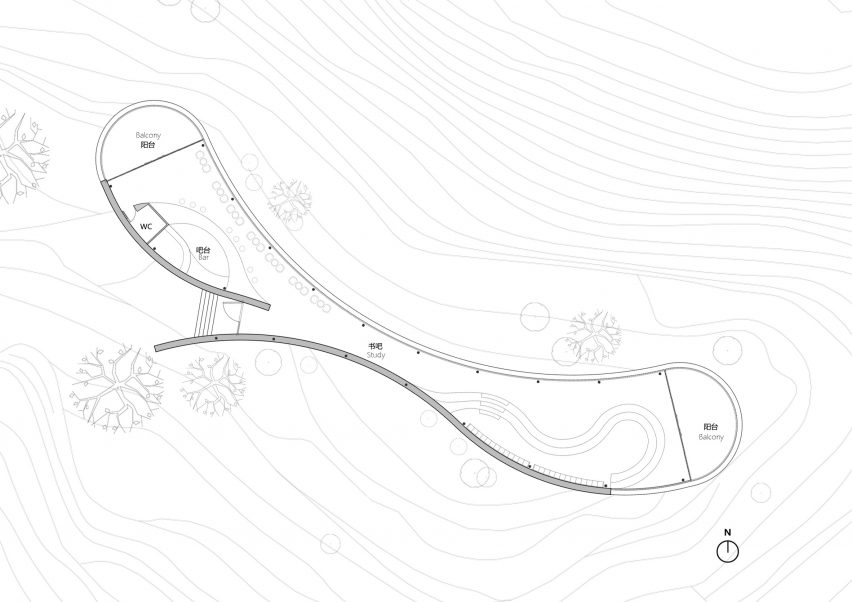 Jiunvfeng Study on Mount Tai by gad line+ studio