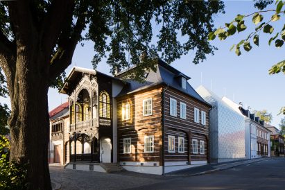 Headquarters for glass company Lasvit in Nový Bor, Czech Republic, by Ov-a Architekti Studio