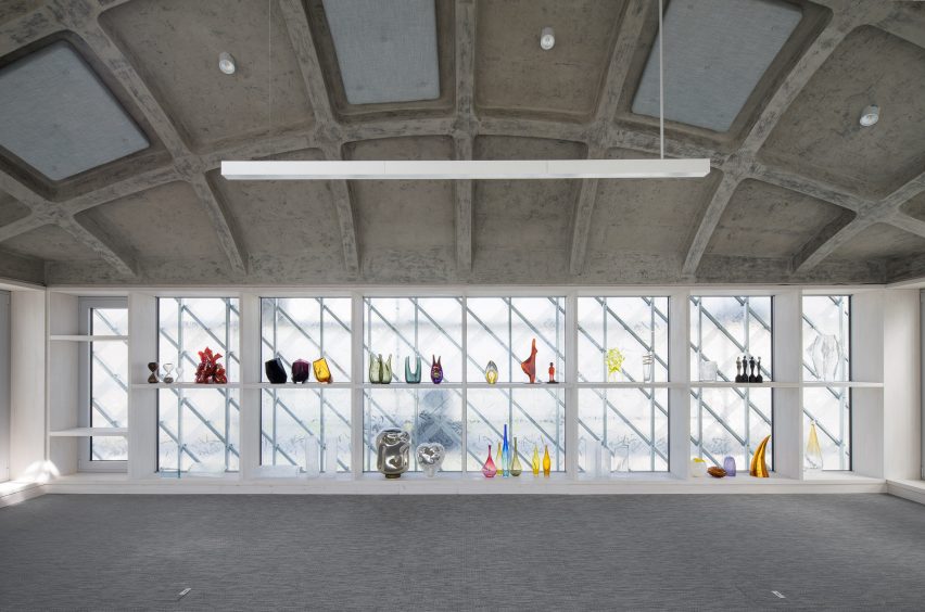 Headquarters for glass company Lasvit in Nový Bor, Czech Republic, by Ov-a Architekti Studio