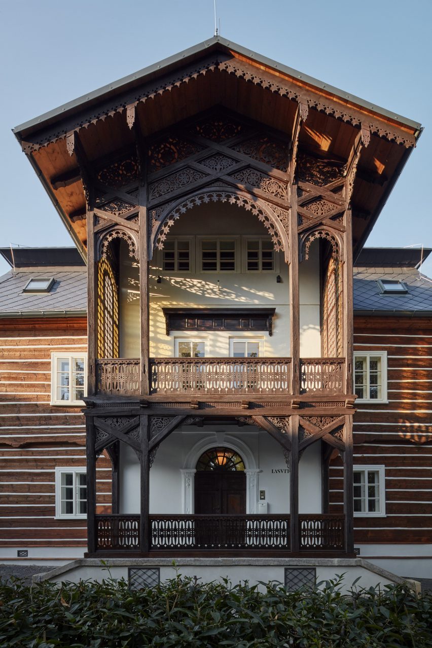 Headquarters for glass company Lasvit in Nový Bor, Czech Republic, by Ov-a Architekti Studio