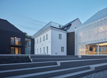 Headquarters for glass company Lasvit in Nový Bor, Czech Republic, by Ov-a Architekti Studio