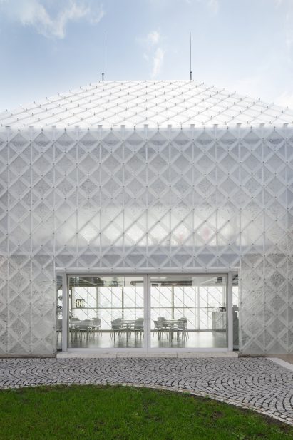 Headquarters for glass company Lasvit in Nový Bor, Czech Republic, by Ov-a Architekti Studio