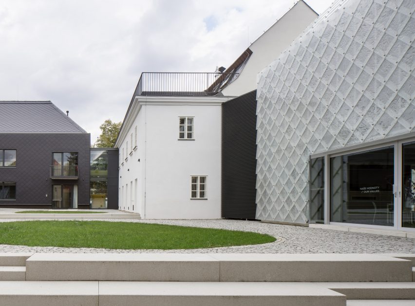 Headquarters for glass company Lasvit in Nový Bor, Czech Republic, by Ov-a Architekti Studio