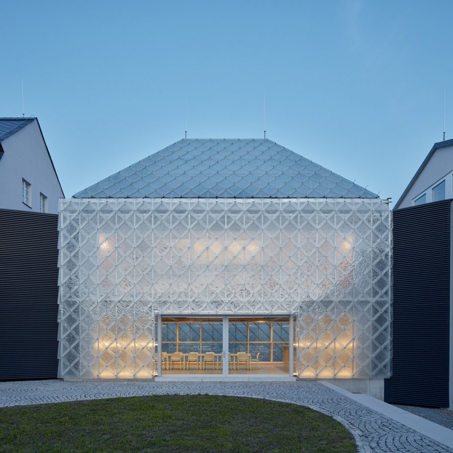 Headquarters for glass company Lasvit in Nový Bor, Czech Republic, by Ov-a Architekti Studio