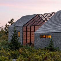 Couple builds themselves cedar-clad retreat Little Peek on Maine island Vinalhaven
