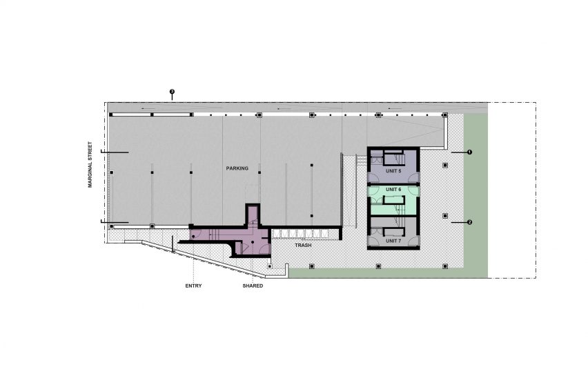 Marginal Housing 3.0 by Merge Architects Ground Floor Plan