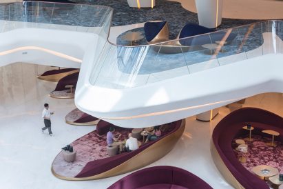 ME Dubai hotel at the Opus by ZHA