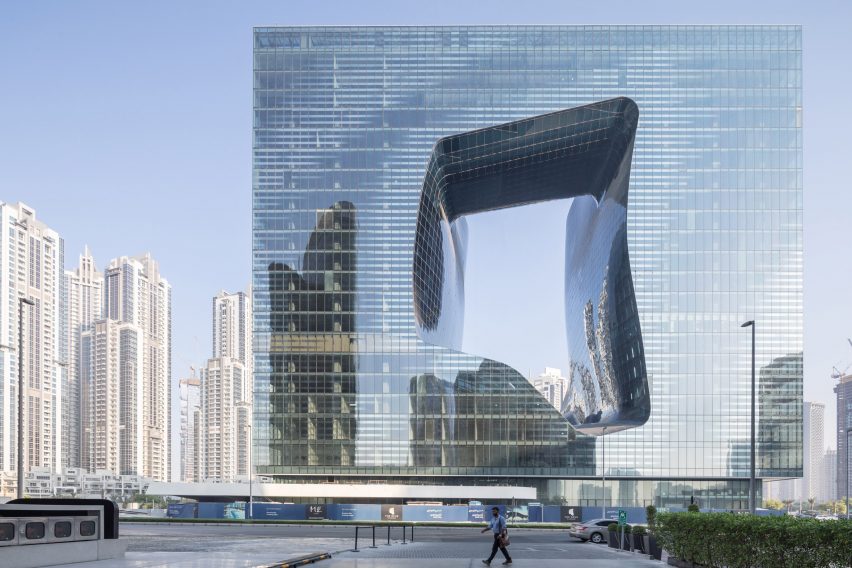 ME Dubai hotel at the Opus by ZHA