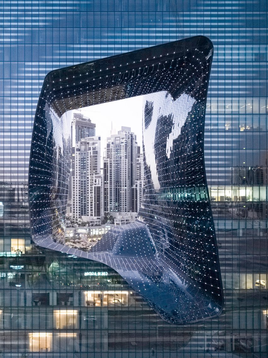 ME Dubai hotel at the Opus by ZHA
