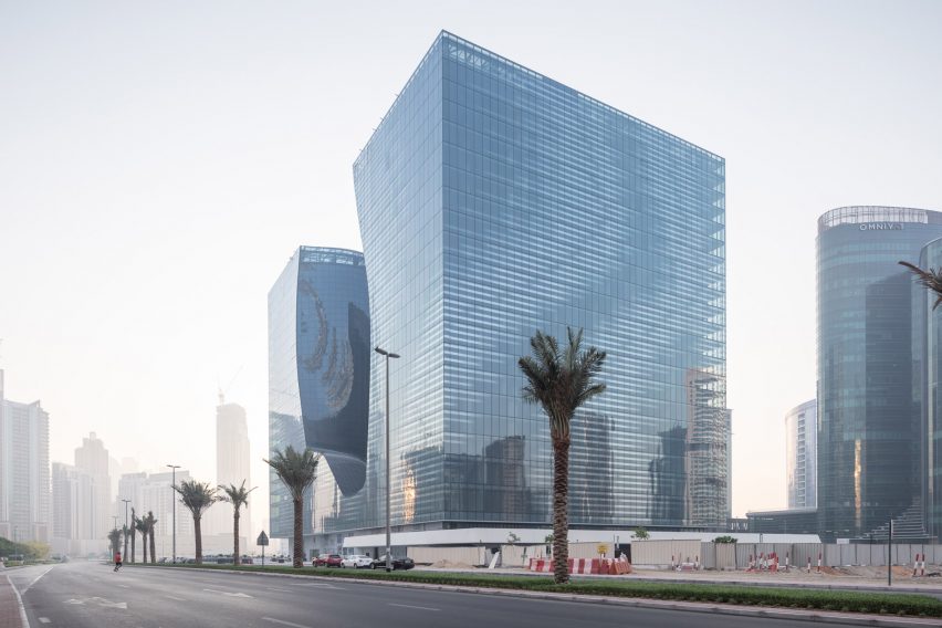 ME Dubai hotel at the Opus by ZHA