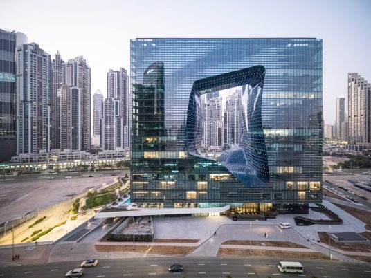 ME Dubai hotel at the Opus by ZHA