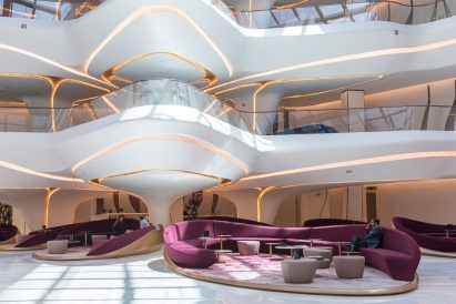 ME Dubai hotel at the Opus by ZHA