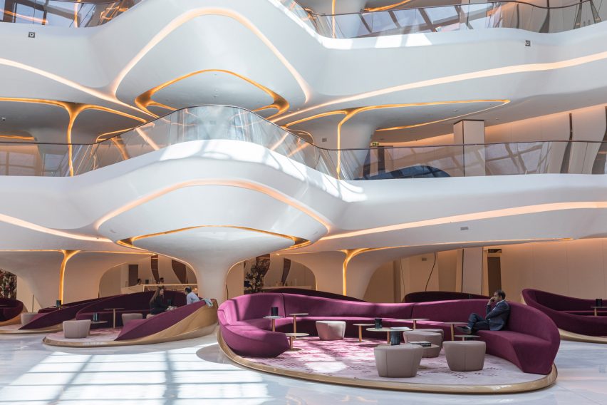 ME Dubai hotel at the Opus by ZHA