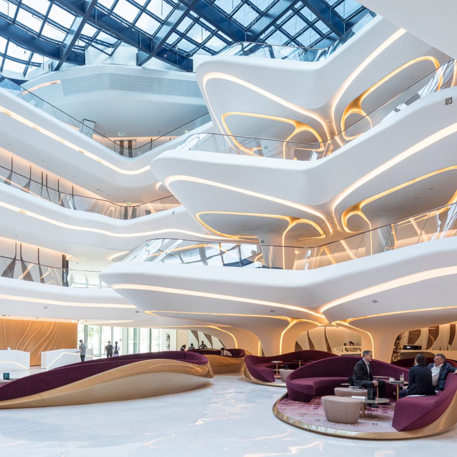 ME Dubai hotel at the Opus by ZHA