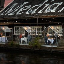 Individual greenhouses let guests dine at a distance during pandemic