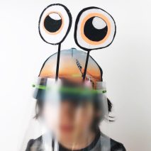 Children's face shield by Metaform Architects