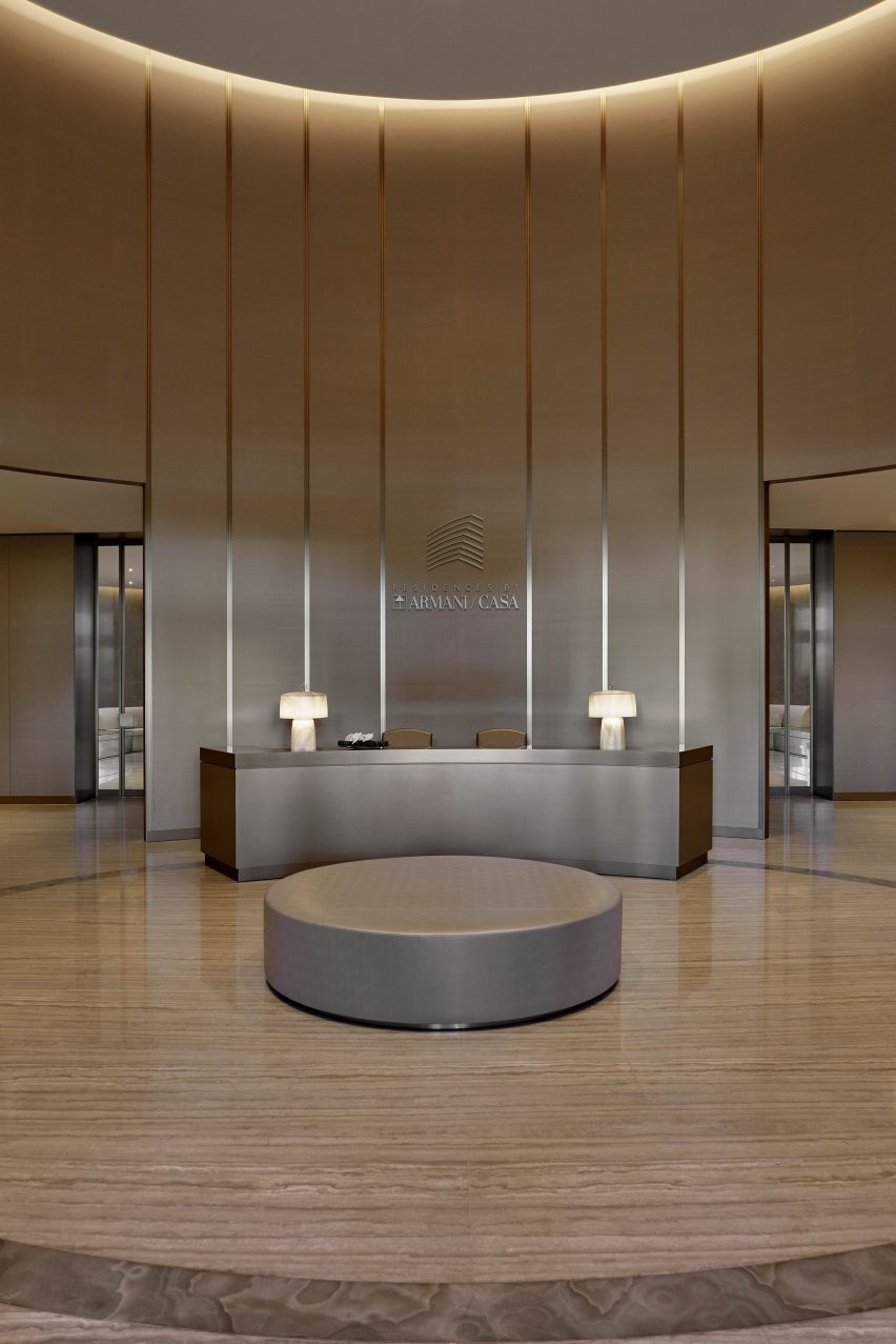Residences by Armani Casa by Giorgio Armani and Cesar Pelli