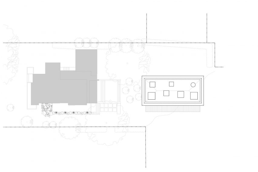 Pavilion A by Maurice Martel architecte Site Plan