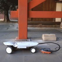 Poimo is an inflatable electric scooter that can be transported inside a backpack