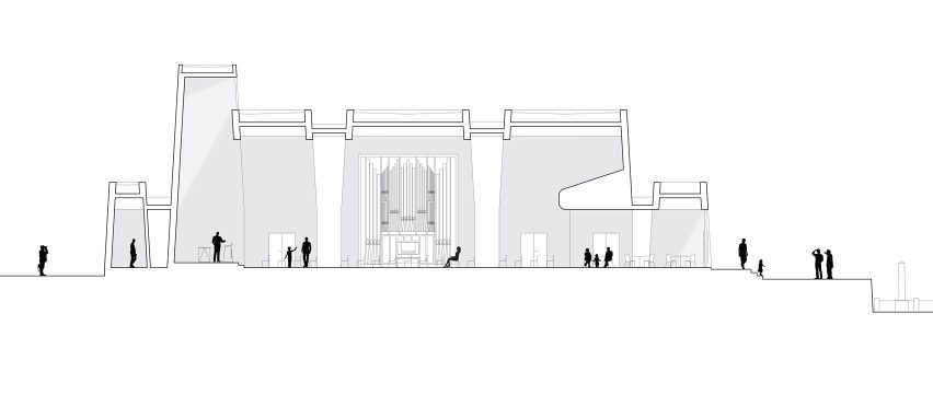 Porsgrunn church by Espen Surnevik in collaborationwith Trodahl Architects