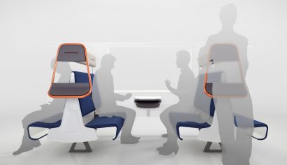 PriestmanGoode updates its Island Bay train seating for socially distanced London commutes
