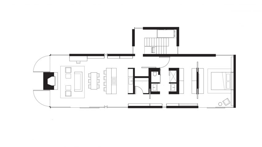 Rio House by Olson Kundig First Floor Plan