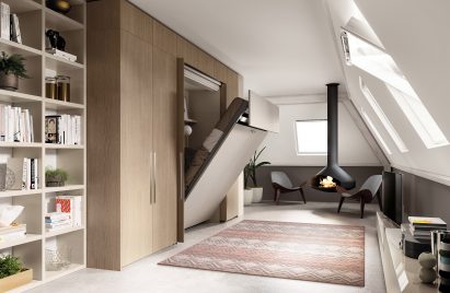 BoxLife is a modular furniture system designed by Rainlight for Scavolini