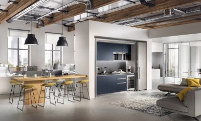 BoxLife is a modular furniture system designed by Rainlight for Scavolini