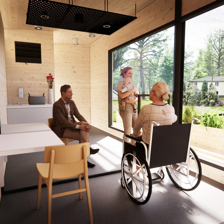 The Social Contact Pod by Scott Brownrigg