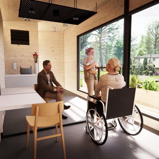 The Social Contact Pod by Scott Brownrigg