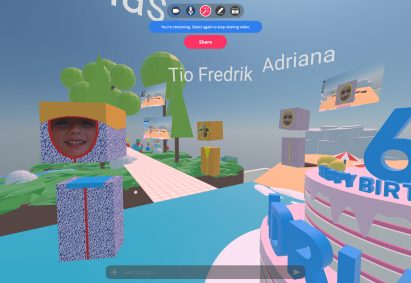 Virtual Reality art gallery by Space Popular