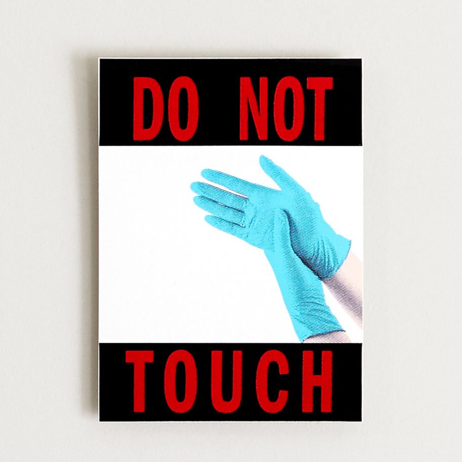Peter Saville and Fergadelic design Stick Together stickers to support the NHS