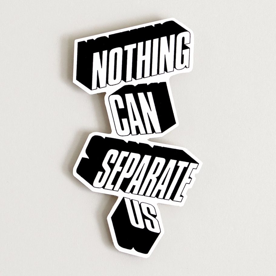 Peter Saville and Fergadelic design Stick Together stickers to support the NHS