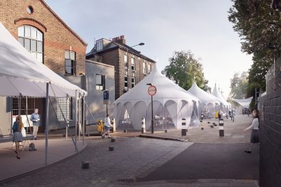 Curl la Tourelle Head proposes tent classrooms to allow social distancing in schools