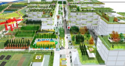 Tirana Riverside, coronavirus-resilient neighbourhood in Tirana, Albania, by Stefano Boeri Architetti