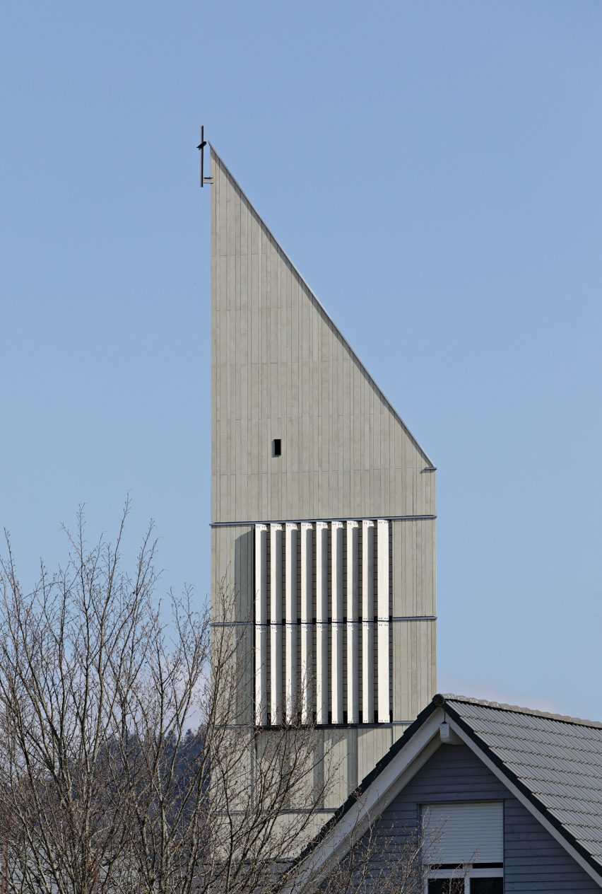 St Georg church tower in Bleibach, Black Forest by Architektur3