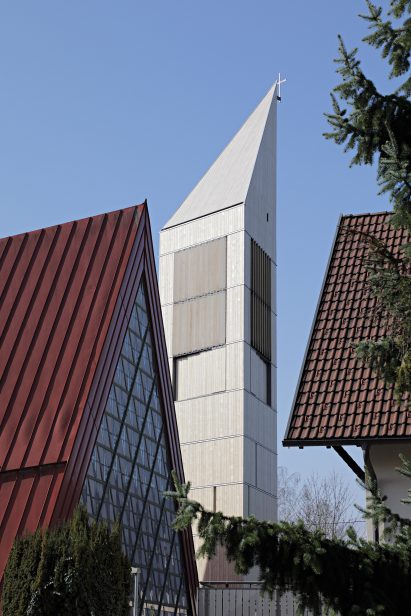 St Georg church tower in Bleibach, Black Forest by Architektur3