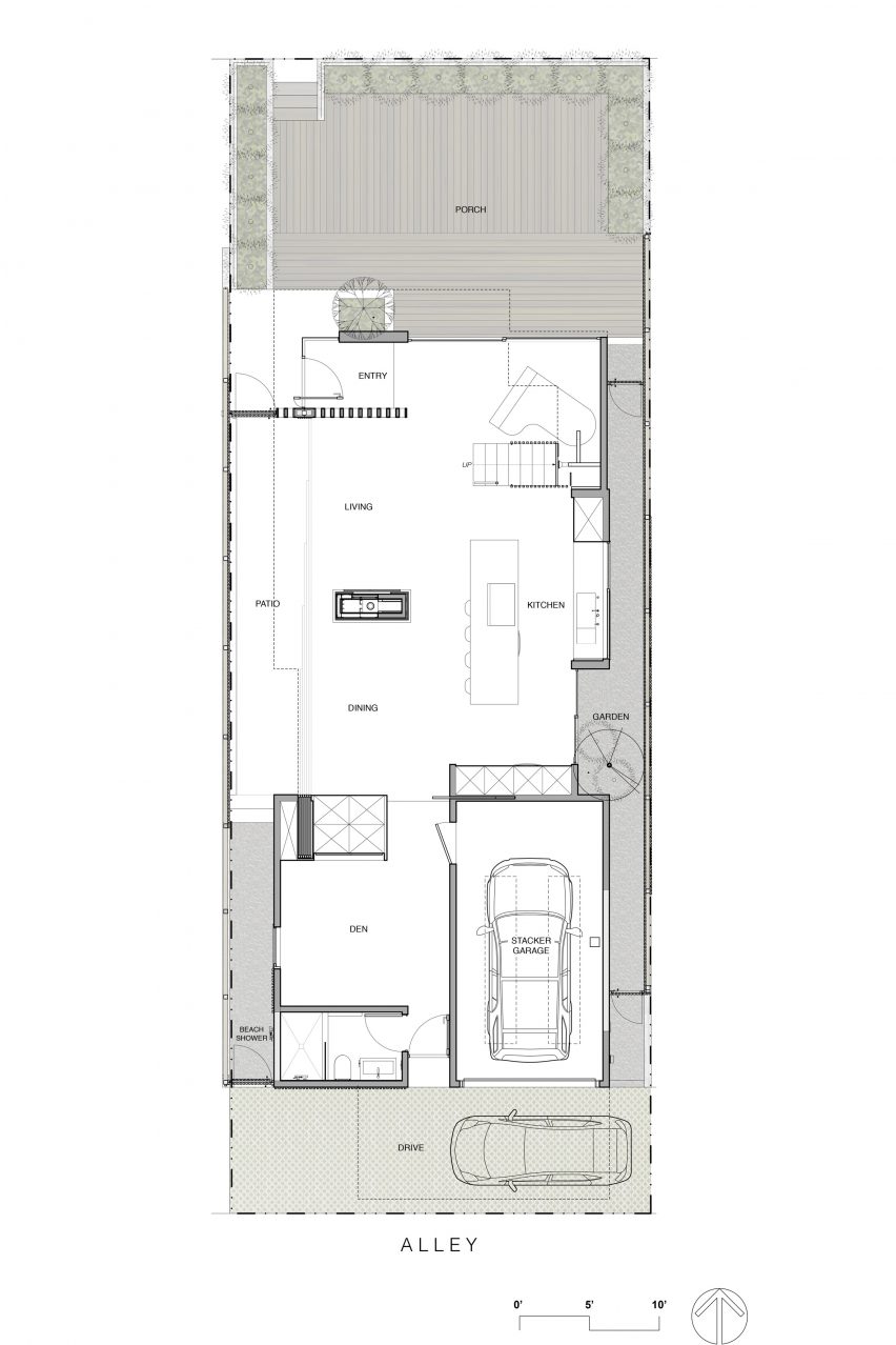 Walk-Street House by Ras-A Studio