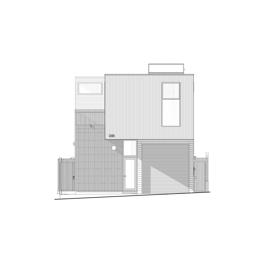 Walk-Street House by Ras-A Studio