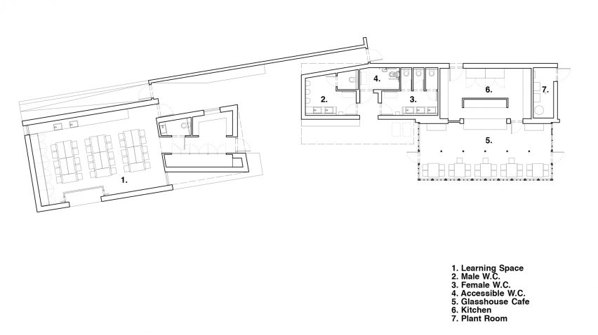 Walmer Castle and Gardens learning centre and cafe designed by Adam Richards Architects