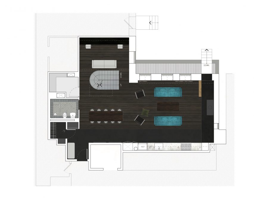 Wyckoff Residence by WORKac Ground Floor Plan